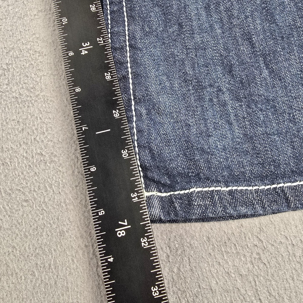 Miss Me Jeans Womens 33x32 Blue Mid Rise Bootcut Embroidered Denim Western NWT - Picture 13 of 15